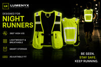 PHOSPHOR High-Vis Running Vest for Night Running, Cycling Vest