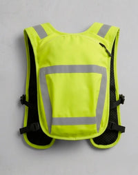 Lumenyx Phosphor V1 hi-vis running vest — detail view